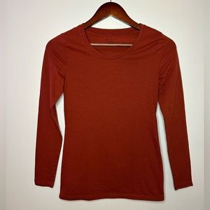 No boundaries Burnt Orange Long Sleeve